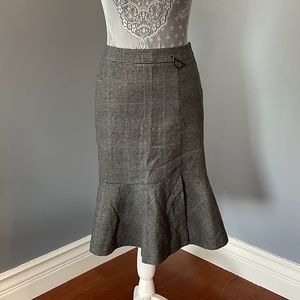 Fit & Flare Midi Business Skirt